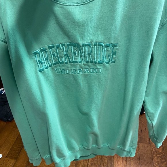 Oversized Breckenridge Sweatshirt-- size L-- mint green - Picture 5 of 5